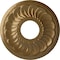 Ekena Millwork Blackthorn Ceiling Medallion (Fits Canopies up to 4 7/8"), 11 3/4"OD x 3 5/8"ID x 1"P, Pale Gold CM11BLPAS - alternate 1